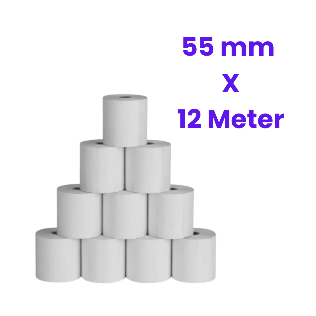 Thermal Paper Roll 55mm x 12m (2 inch)